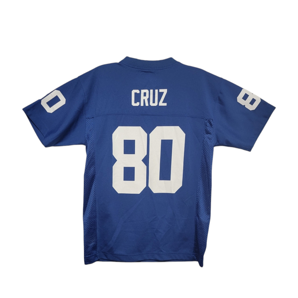 NFL Cruz #80 Kids Blue Jersey with White Numbers